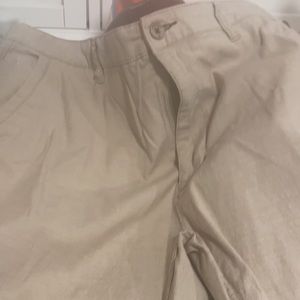 Tan linen prana pants sz38